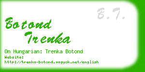 botond trenka business card